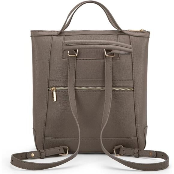 Womens Medium Backpack Convertible Taupe main image 4
